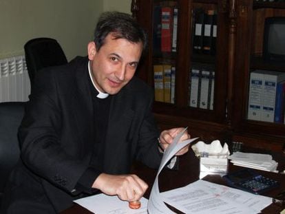 Monsignor Lucio Vallejo Balda, seen in an archive photo.
