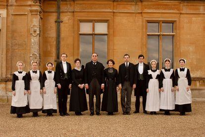 The servants from the TV show ‘Downton Abbey.’