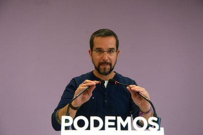 Former Podemos organization secretary Sergio Pascual.