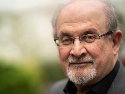 Salman Rushdie, pictured in October 2019 at the Cheltenham literary festival in the United Kingdom.