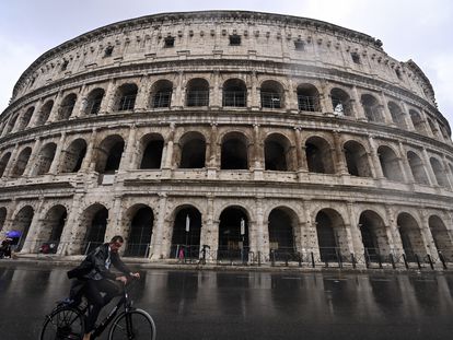 The Colosseum in Rome, in an image from August 31, 2020.
