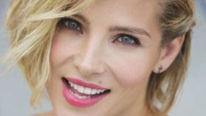 Spanish actress Elsa Pataky during the interview.