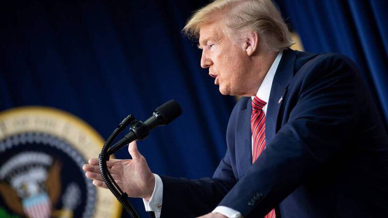 Donald Trump in the White House.