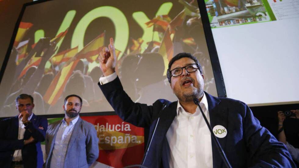 The Vox leader in Andalusia, Francisco Serrano.
