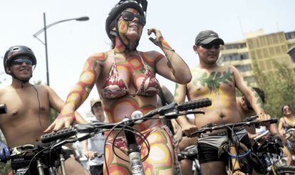 In Uruguay, figures show that more women than men ride bicycles.