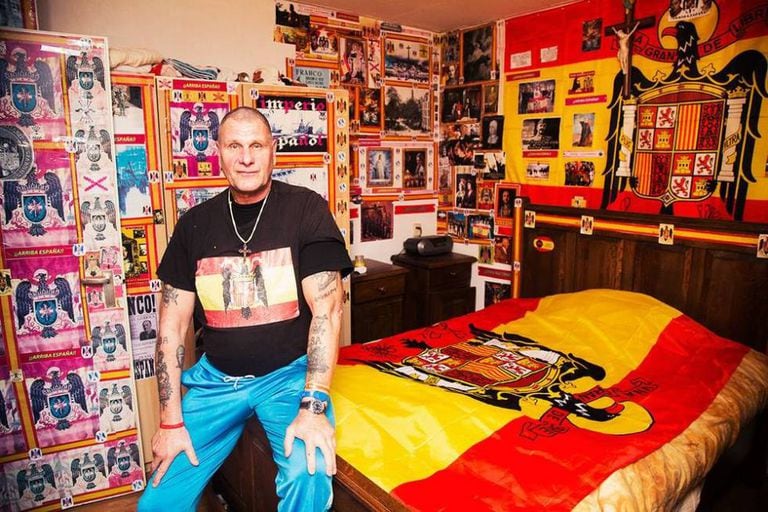 Henk de Groot in his apartment in Amsterdam.