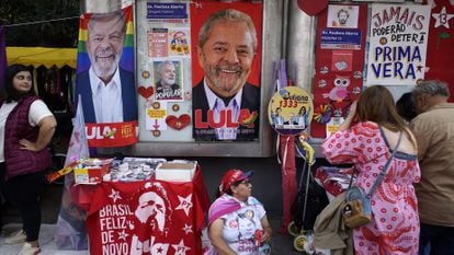 Lula supporters in São Paulo.