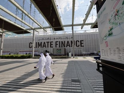 Facilities of the climate summit, COP28, which opens this Thursday, November 30 in Dubai.
