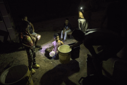 Scenes from the blackout in Caracas, Venezuela that left millions of people without electricity for five days in March 2019.