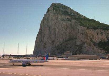 Gibraltar airport was built on disputed land.