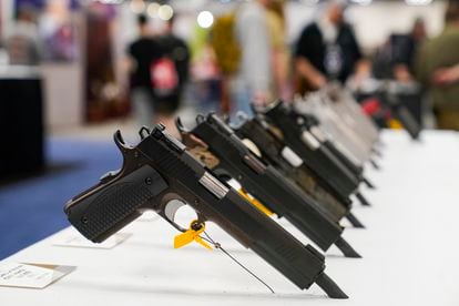 National Rifle Association's Annual Meetings & Exhibits in Indianapolis, April 16, 2023