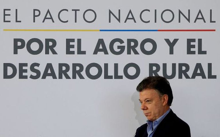Colombia's president, Juan Manuel Santos.