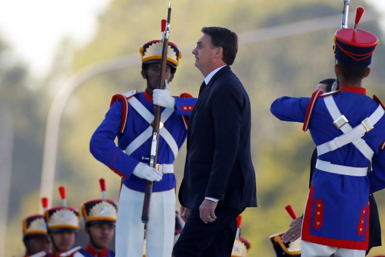 Brazilian President Jair Bolsonaro in a file photo taken in Brasilia.