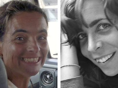 Blanca Thiebaut (r), and Montserrat Serra were kidnapped on October 3, 2011. 