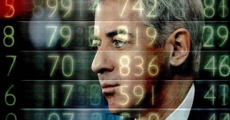 Billionaire Bill Ackman pictured in the film.