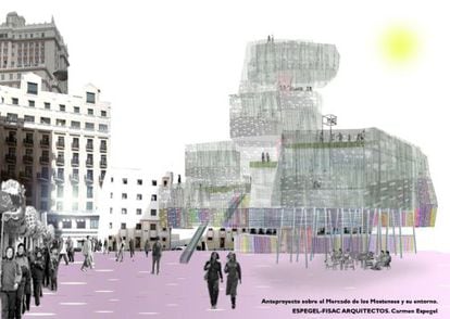 Architects Espegel-Fisac&#039;s designs for the new-look Mercado de Mostenses.