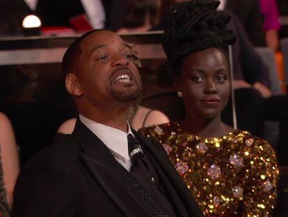 The moment in which Will Smith tells Chris Rock: “Keep my wife’s name out of your fucking mouth.”