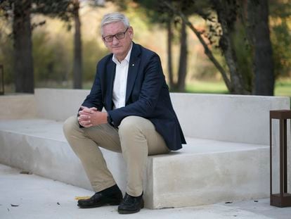 Carl Bildt, former Prime Minister of Sweden, this Wednesday in Rascafría (Spain).