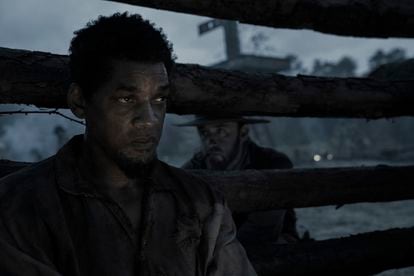 A still image from ‘Emancipation,’ Will Smith’s latest film, which will stream on Apple TV+. 