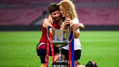 Piqué and Shakira in a 2015 image.

