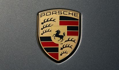 The Porsche logo.