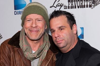 Bruce Willis and Randall Emmett, B-movie producer extraordinaire.