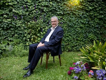 The French physicist Serge Haroche, during an interview in a hotel in Buenos Aires, on Friday, October 21.