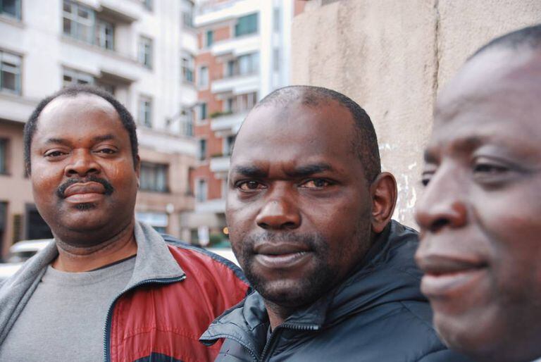 Men who participated in a Bilbao program against FGM.