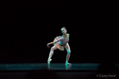 María Kochetkova, of American Ballet Theater, in One Overture by Mozart.