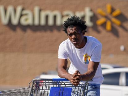 Bryant West, who has a job at a Walmart, poses for a portrait in Pascagoula, Miss., Friday, Oct. 20, 2023.