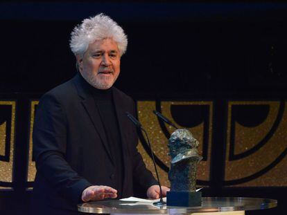 Spanish film director Pedro Almod&oacute;var in a file photo from 2015.