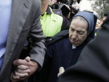 Sor María, the nun charged with running the illegal adoption scheme.