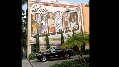 A mural on Calle Ocho, the heart of Little Havana.