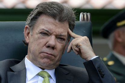 Colombian President Juan Manuel Santos last Friday.