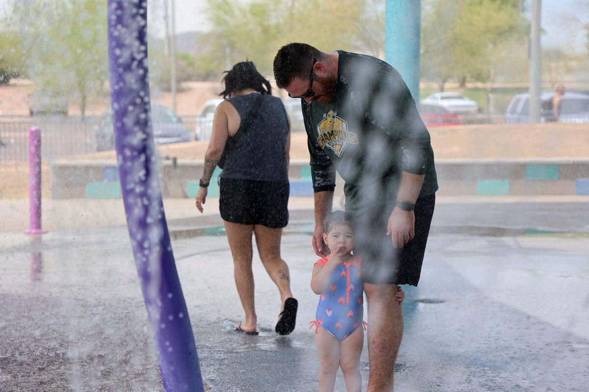 30 days over 110 F in Phoenix. But expected monsoon rains could cool