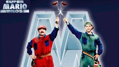 Bob Hoskins and John Leguizamo, Mario and Luigi in 'Super Mario Bros: The Movie' (1993).