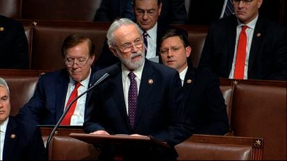 Dan Newhouse, Republican representative from Washington, in a session of the House of Representatives.