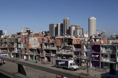 A shantytown in Buenos Aires.