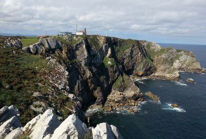 Cape Peñas cliff in Gozón (Asturias).