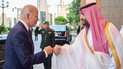 US President Joe Biden in Saudi Arabia.