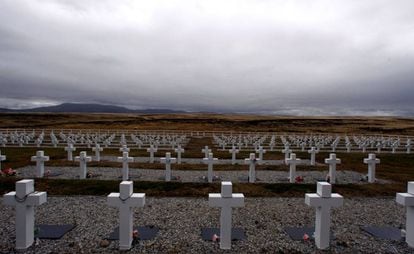 The Argentine Military Cemetery on the Falkland Islands.