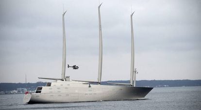 'Sailing Yatch A' in Danish waters.
