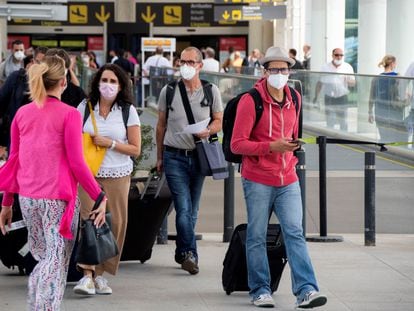 Aeropuerto España en pandemia por Coronavirus