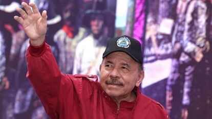 Daniel Ortega during his last appearance in Managua.