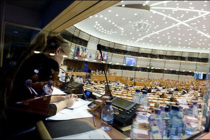 The team of interpreters at the European Parliament have to deal with the demands of 23 languages on a daily basis.