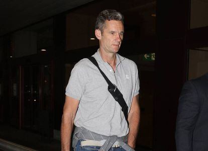 The last image of Urdangarin before reporting to prison.