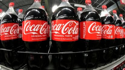 Bottles of Coca Cola are shown in a market in Pittsburgh on Jan. 26, 2023. Coca Cola reports results on Tuesday, Feb. 13, 2024.
