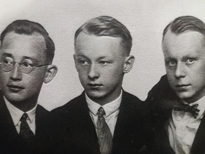 The three Kraus brothers, Frank, Lorenz and Otto.