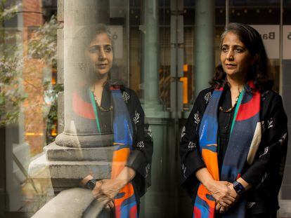 Dr. Kavita Singh in Oviedo, Spain on October 19, 2023, the day before receiving the Princess of Asturias Award for International Cooperation on behalf of the Drugs for Neglected Diseases initiative, which she helps oversee as director of the program’s South Asia office.