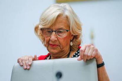 Former mayor Manuela Carmena.